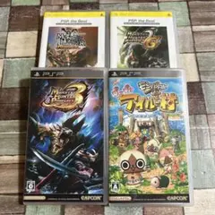 PSP ソフト　モンハンセット。