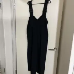 黒 サロペット レディース