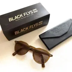 【美品】BLACK FLYS サングラス ブラウン 茶 ケース付き
