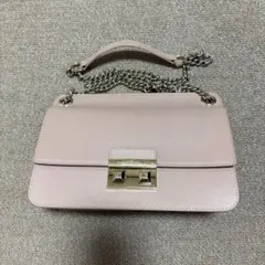 ピンク ショルダーバッグ チェーンストラップ　フルラ　FURLA メトロポリス