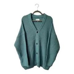 エマクローズ カーディガン 5G畦編みボリュームニット レディース メンズ M