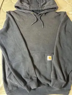 Carhartt ワンポイントロゴ プルオーバーパーカー ブラック系のサムネイル