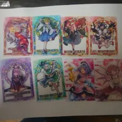 東方Project クリアカード 8枚セット