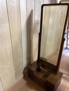引き取り希望】昭和レトロ 三面鏡 鏡台 化粧台 和風 メイク台 - メルカリ