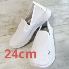 PUMA SOFTFOAM+ ホワイト スリッポン