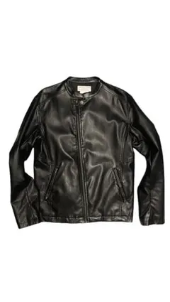 チャオパニック　ブラックレザージャケット