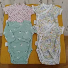 ☆ベビーロンパース肌着　4枚おまとめ☆
