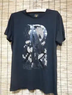 ZARA DARK COUTURE グラフィックT XL ブラック 光沢プリント
