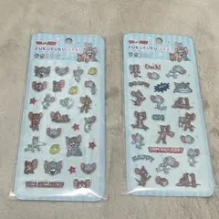 トムとジェリー　ぷくぷくシール　2種セット