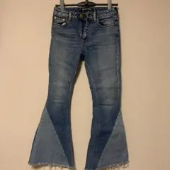 ブーツカットデニム フレアデニム S ライトブルーのサムネイル