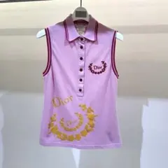 Christian Dior ノースリーブ ポロシャツ ピンクのサムネイル