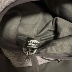 OUTDOOR フリースジャケット グレー