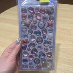 台湾 ぷっくりシール 立体 デコ 海の生き物 くらげ くじら キラキラ