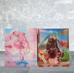 初音ミク 桜ドレスver. +Fashion Outdoor フィギュア2種