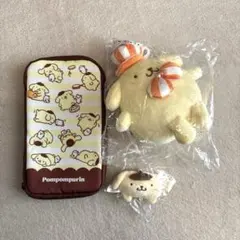 【新品】ポムポムプリン ぬいぐるみ　チャーム　ポーチ