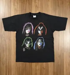 KISS キス 90s vintage Tシャツ L USA ブラック