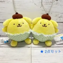 ポムポムプリン☘️夜ののんびりタイム　マスコット　キャラクターグッズ　ポムポム