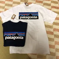 パタゴニア  Tシャツ　新品　白と黒