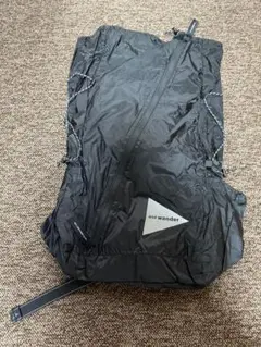 アンドワンダー シル デイパック コーデュラ　sil daypack 超軽量 黒