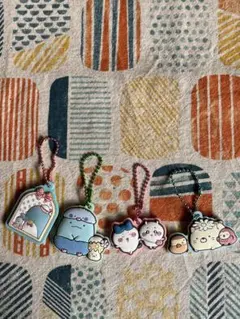 すみっこぐらし　ラバーストラップ　4点