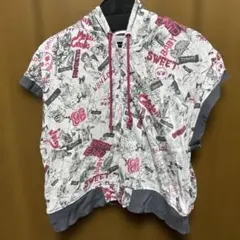 WORLDWIDE LOVE　総柄　パーカーのサムネイル