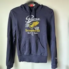 PUMA プーマ　ネイビー パーカー サイズM