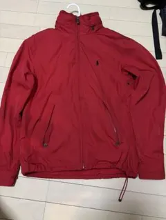 ナイロンジャケット赤