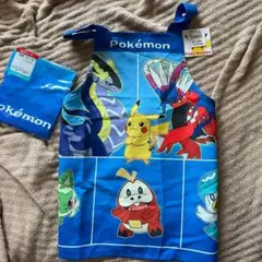 新品 ポケットモンスター エプロン 三角巾セット 110のサムネイル