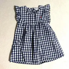 POLO Baby ワンピース　ギンガムチェック　90サイズのサムネイル