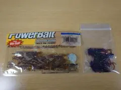 バークレイ パワーインチホッグ 17本セット モエビ ブラックレッドグリッターのサムネイル
