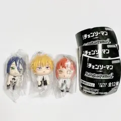 チェンソーマンレゼ篇つまんでつなげてマスコット　ガチャ　レゼ　マキマ　デンジ