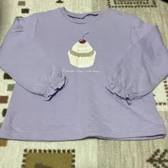 aprèsles coursカップケーキプリント 薄手トレーナー 120cm