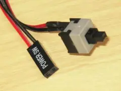 ATX スイッチ 2ピン コード ケーブル 電源 55㎝ #5712