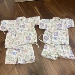 甚平　兄妹お揃い　兄弟　95 80
