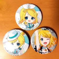 プロセカ セカライ 鏡音リン 鏡音レン グリッター缶バッジ