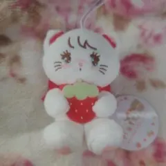 新品 mikko illustration いちごマスコットぬいぐるみ ムース