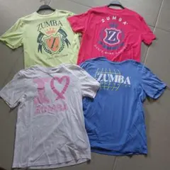 正規品ズンバTシャツまとめ売り4枚のサムネイル