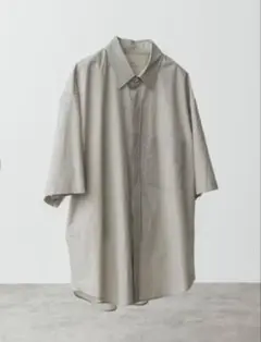 lidnm OOMI ZARASHI POPLIN SHIRT