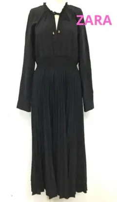 ZARA プリーツ ロング丈 ワンピース ザラ