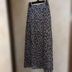 AZULアズール ヒョウ柄ロングスカート