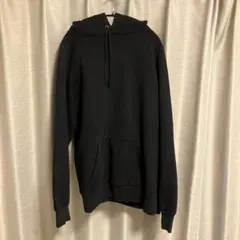 COMOLI 吊裏毛パーカ　ブラック