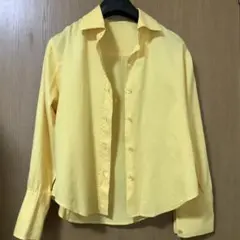 春物セール❗️【美品】シップスSHIPS シャツブラウス　イエロー