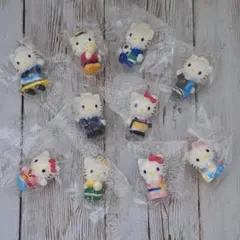 ハローキティ カバヤ キュートカップル マスコット　10点　コンプリート