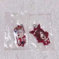 ウマ娘 おでかけカプセルラバーマスコット 私服 ライスシャワー ゴールドシップ