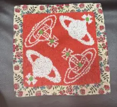 【リバーシブル】ヴィヴィアンウエストウッド タオルハンカチ オーブ 花柄