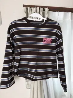 ZARA ボーダーロンT