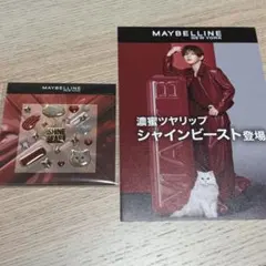 山田涼介 メイベリン シャインビースト ステッカー パンフレット