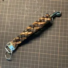 きまぐれSALE オリジナルタッセルチャーム レザータグ 引き揃え糸