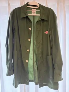 DANTON 38 グリーン　ステンカラーコート
