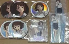 呪術廻戦 セガラッキーくじ 家入硝子 缶バッジ アクリルスタンド まとめ売り